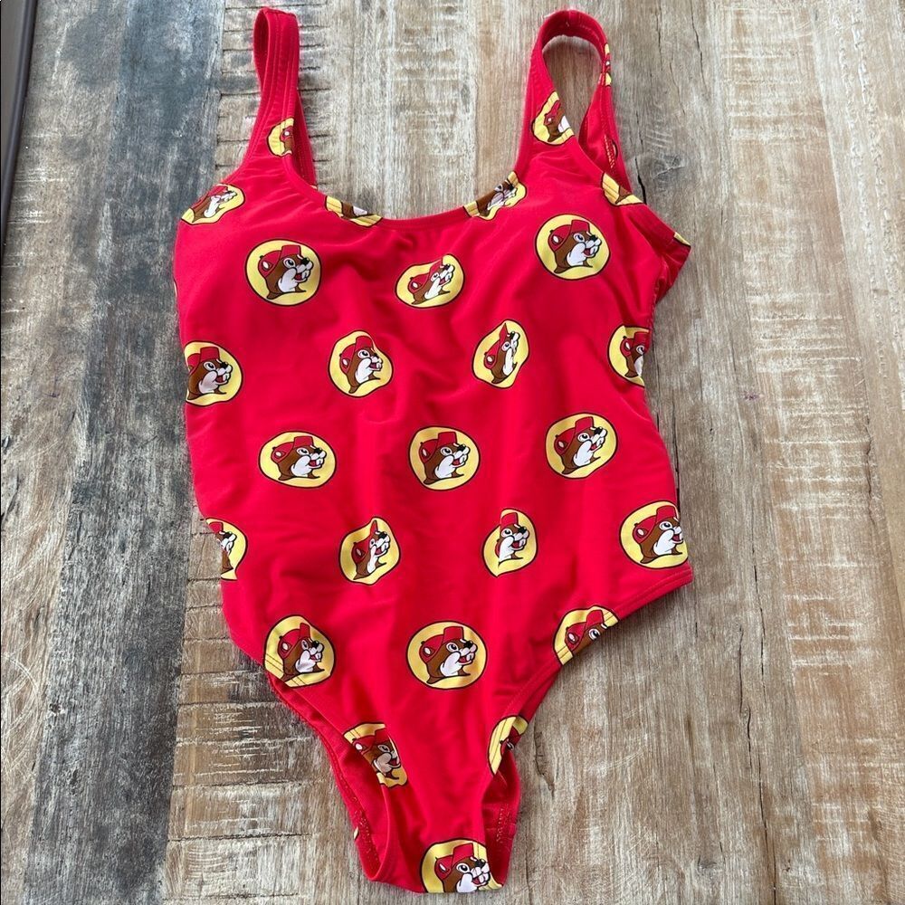 Buc-ee’s one piece swimsuit red